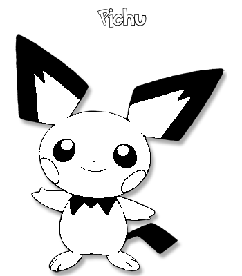 Coloriage de Pichu