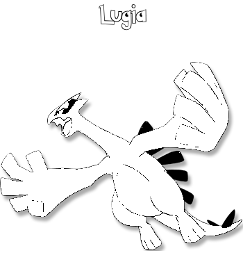 Coloriage de Lugia