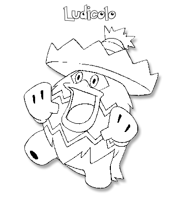 Coloriage de Ludicolo