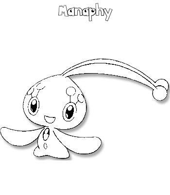 Coloriage de Manaphy